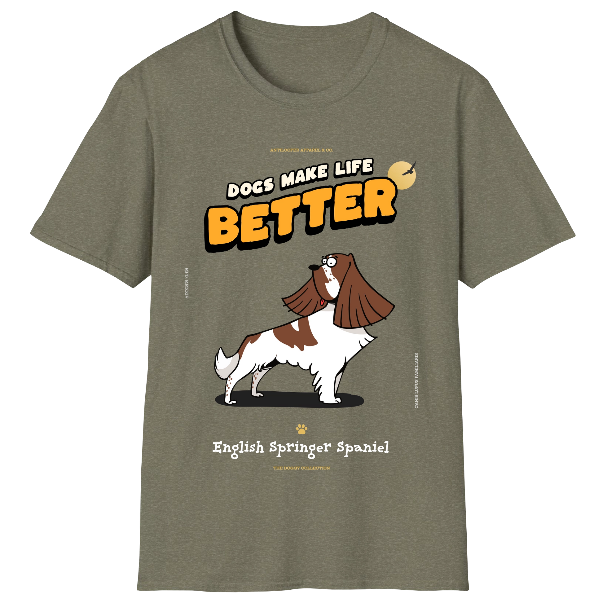 flatlay-doggy-english_springer_spaniel-military_green