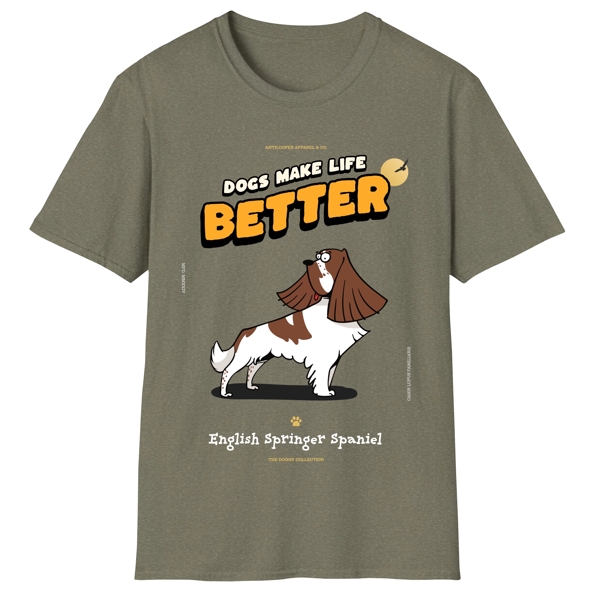 flatlay-doggy-english_springer_spaniel-military_green