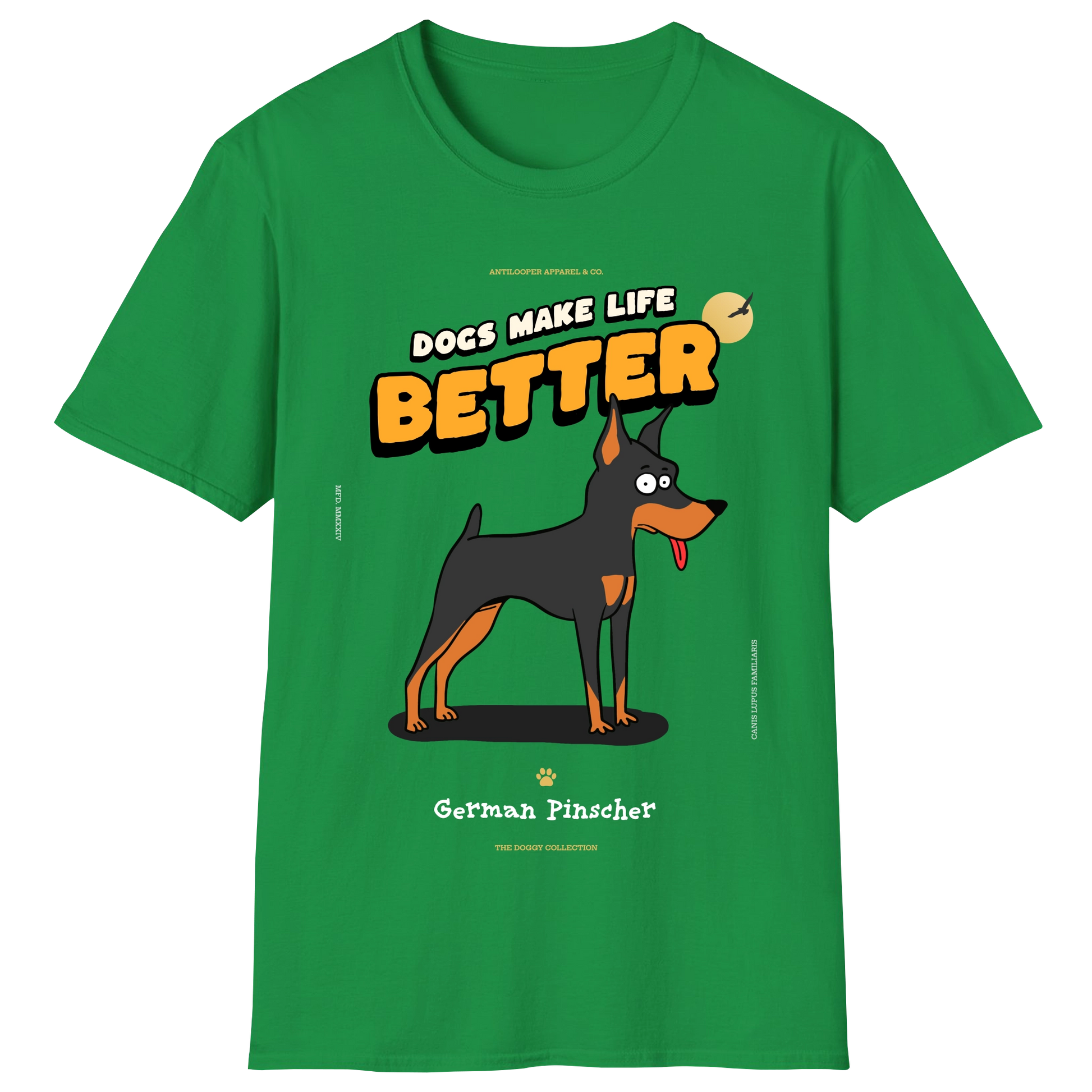 flatlay-doggy-german_pinscher-irish_green