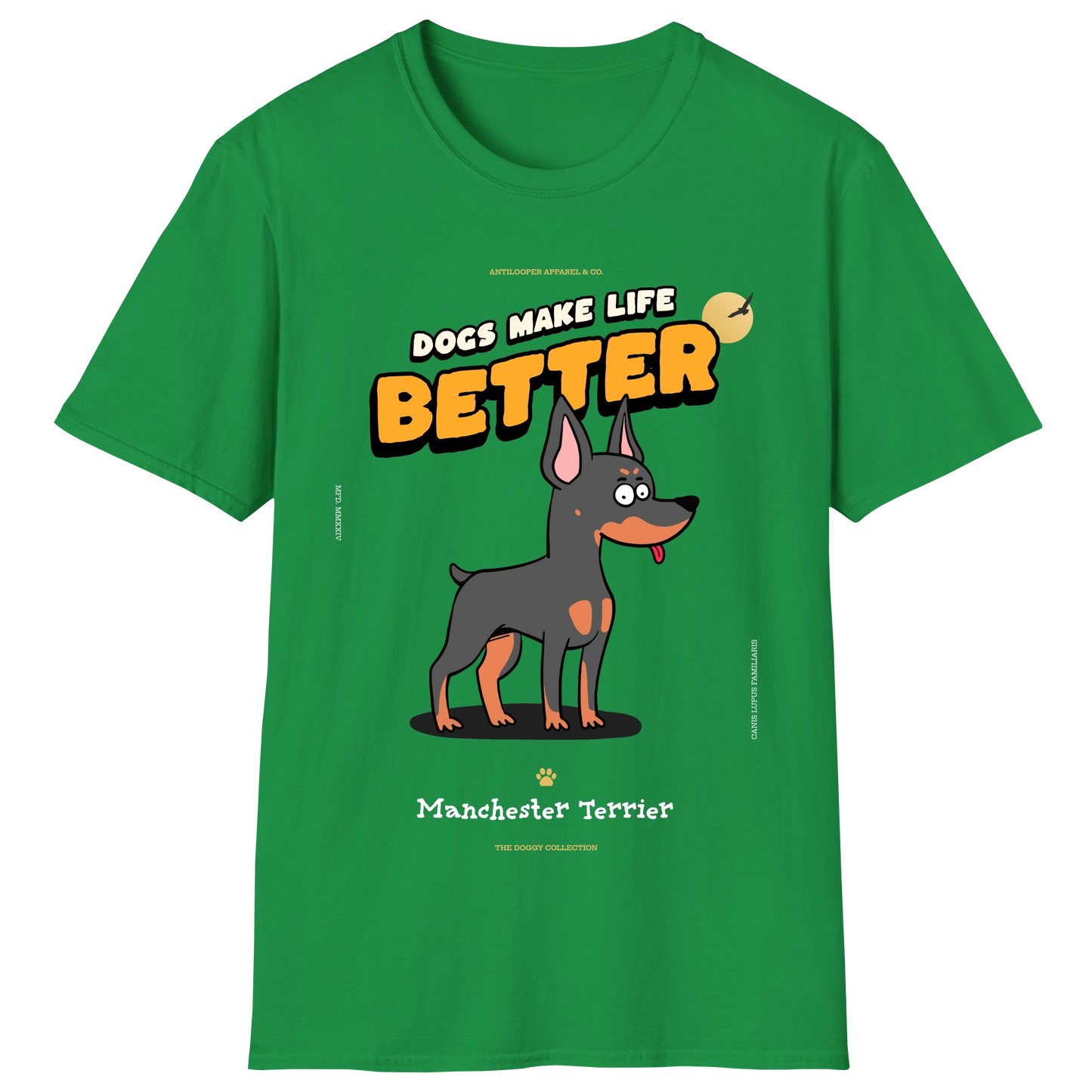 flatlay-doggy-manchester_terrier-irish_green