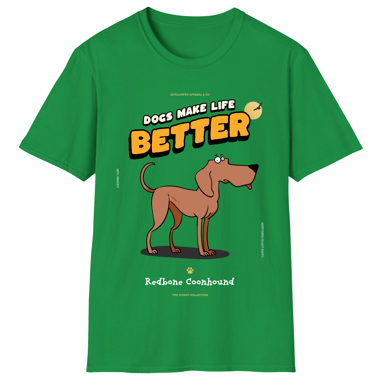 flatlay-doggy-redbone_coonhound-irish_green