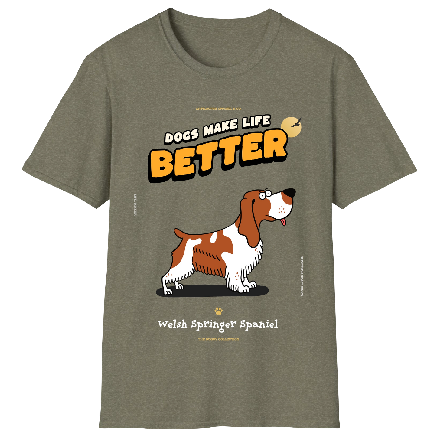 flatlay-doggy-welsh_springer_spaniel-military_green