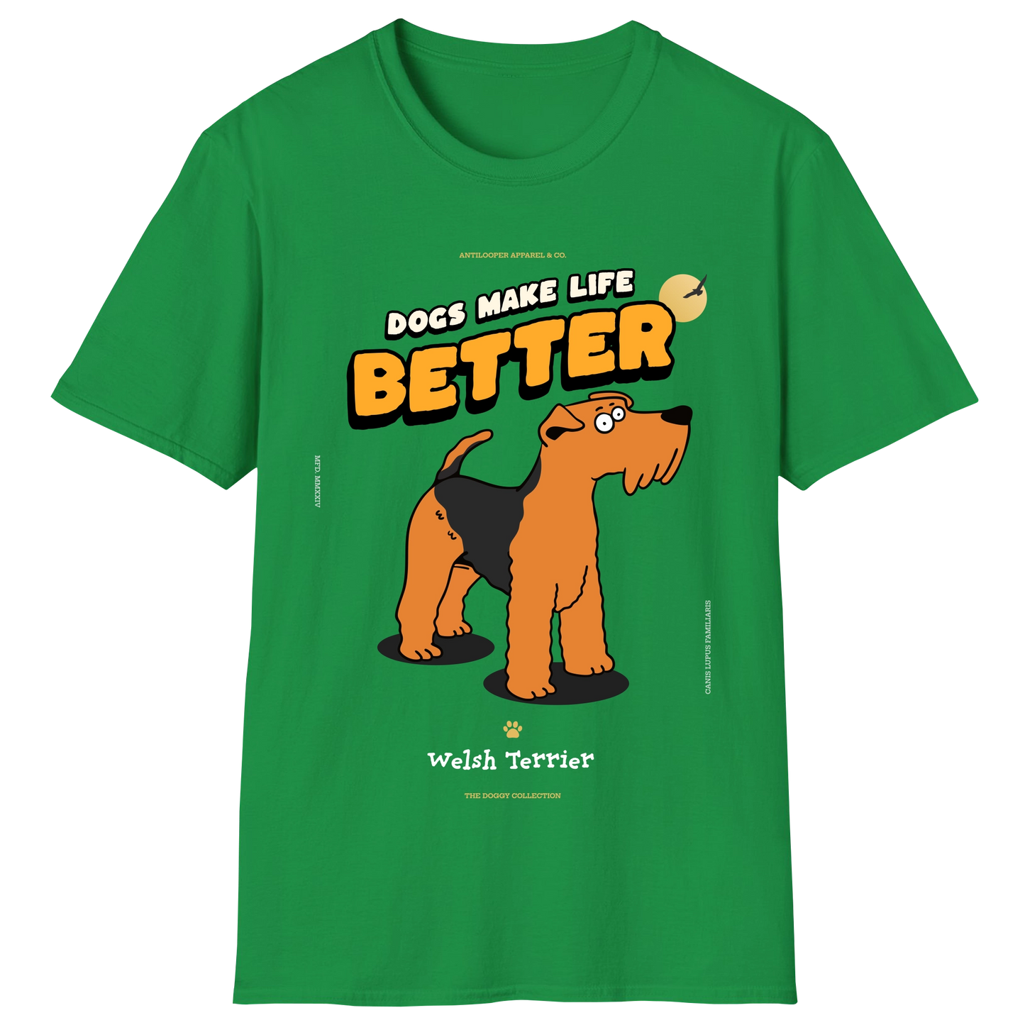 flatlay-doggy-welsh_terrier-irish_green