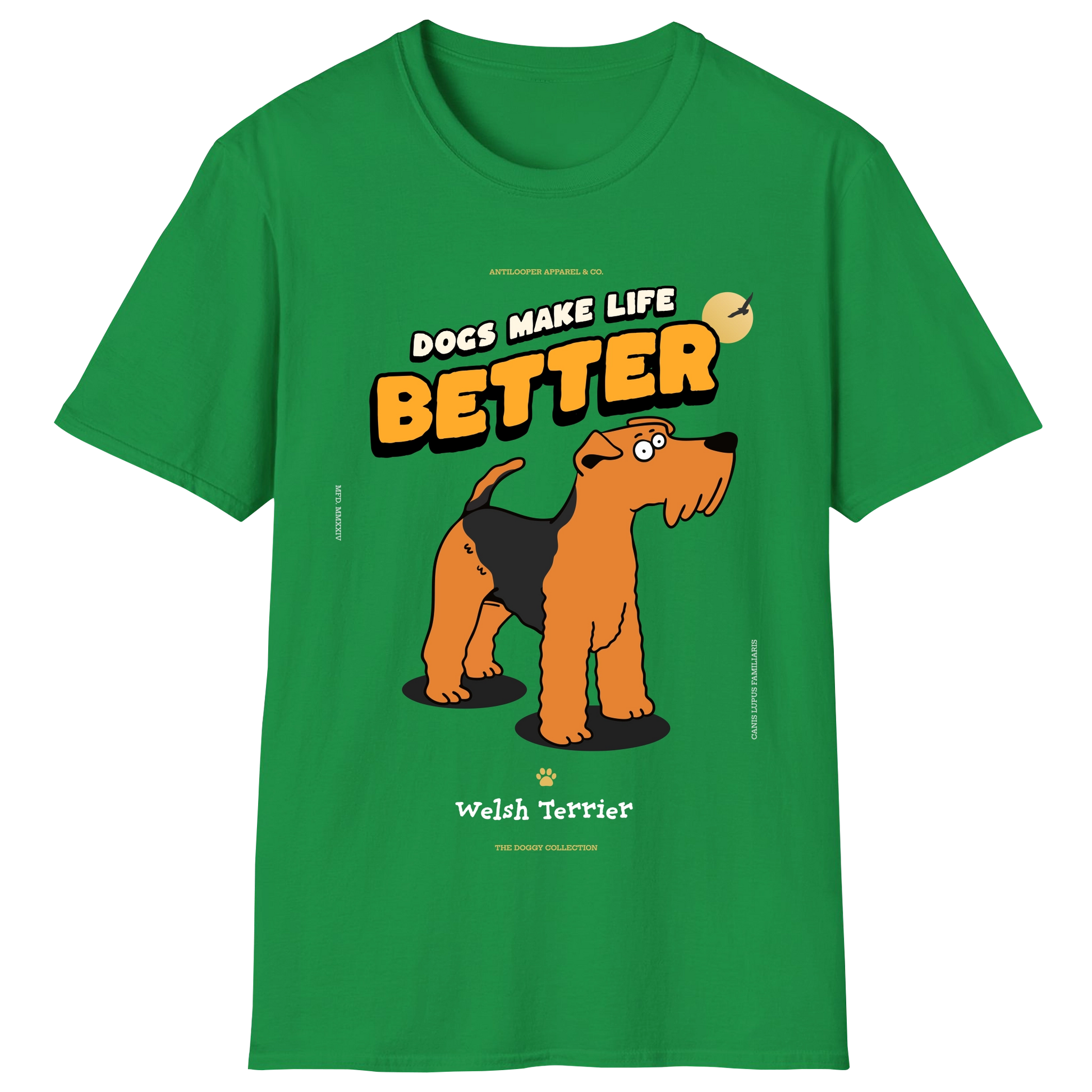 flatlay-doggy-welsh_terrier-irish_green