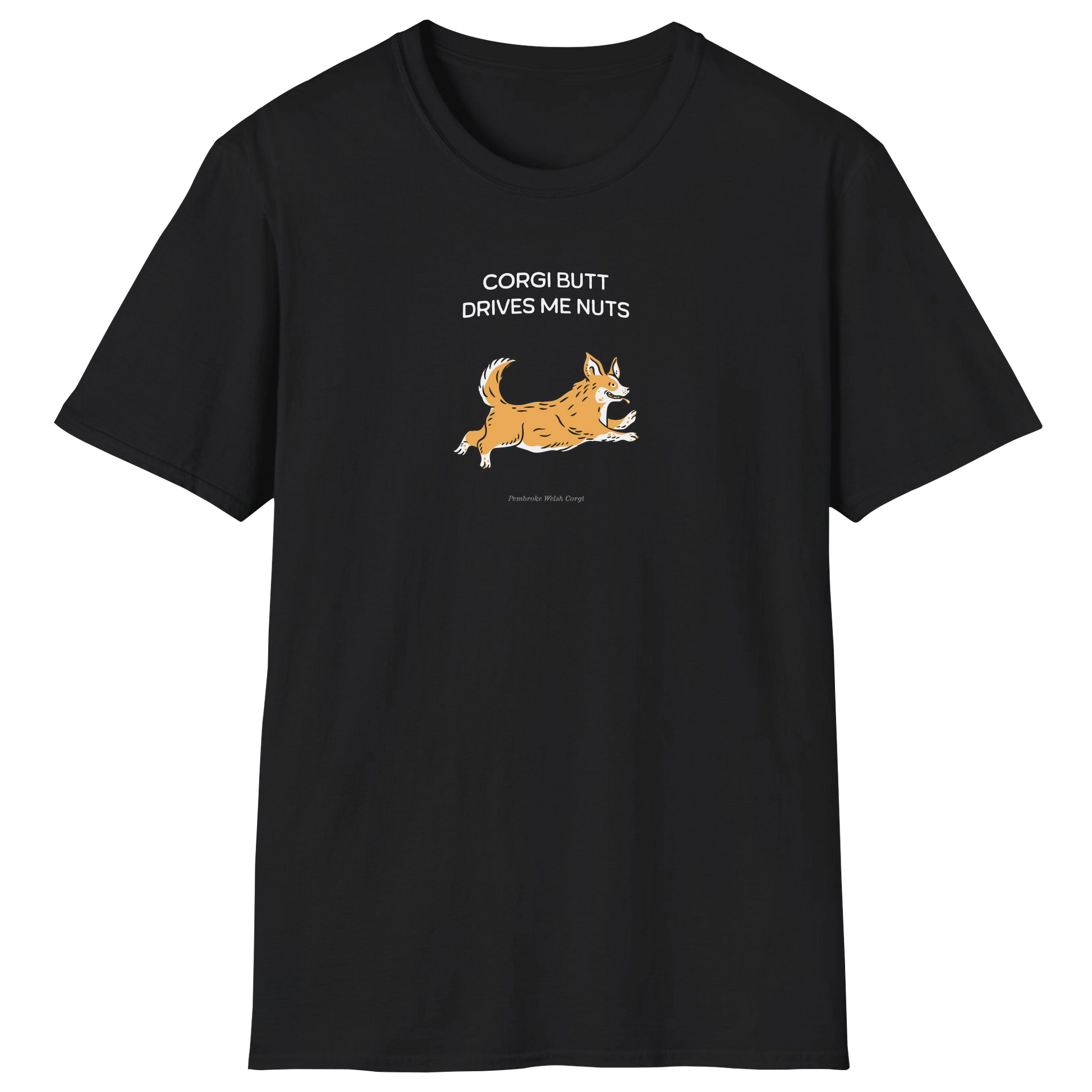 flatlay-fido-pembroke_welsh_corgi-t_shirt-black