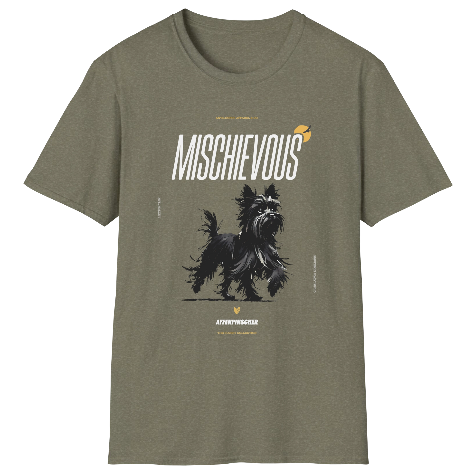 flatlay-flurry-affenpinscher-t_shirt-heather_military_green
