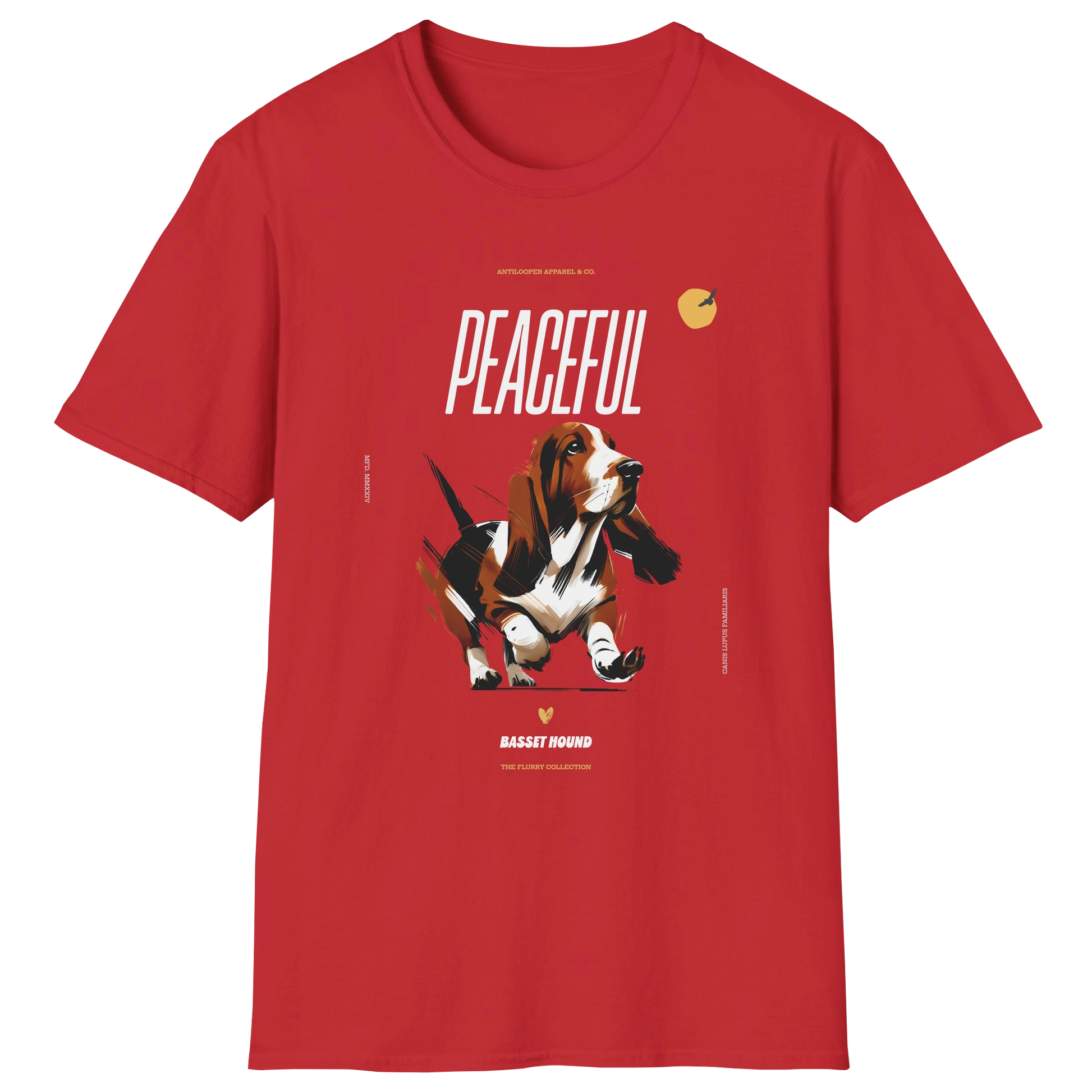 flatlay-flurry-basset_hound-t_shirt-red