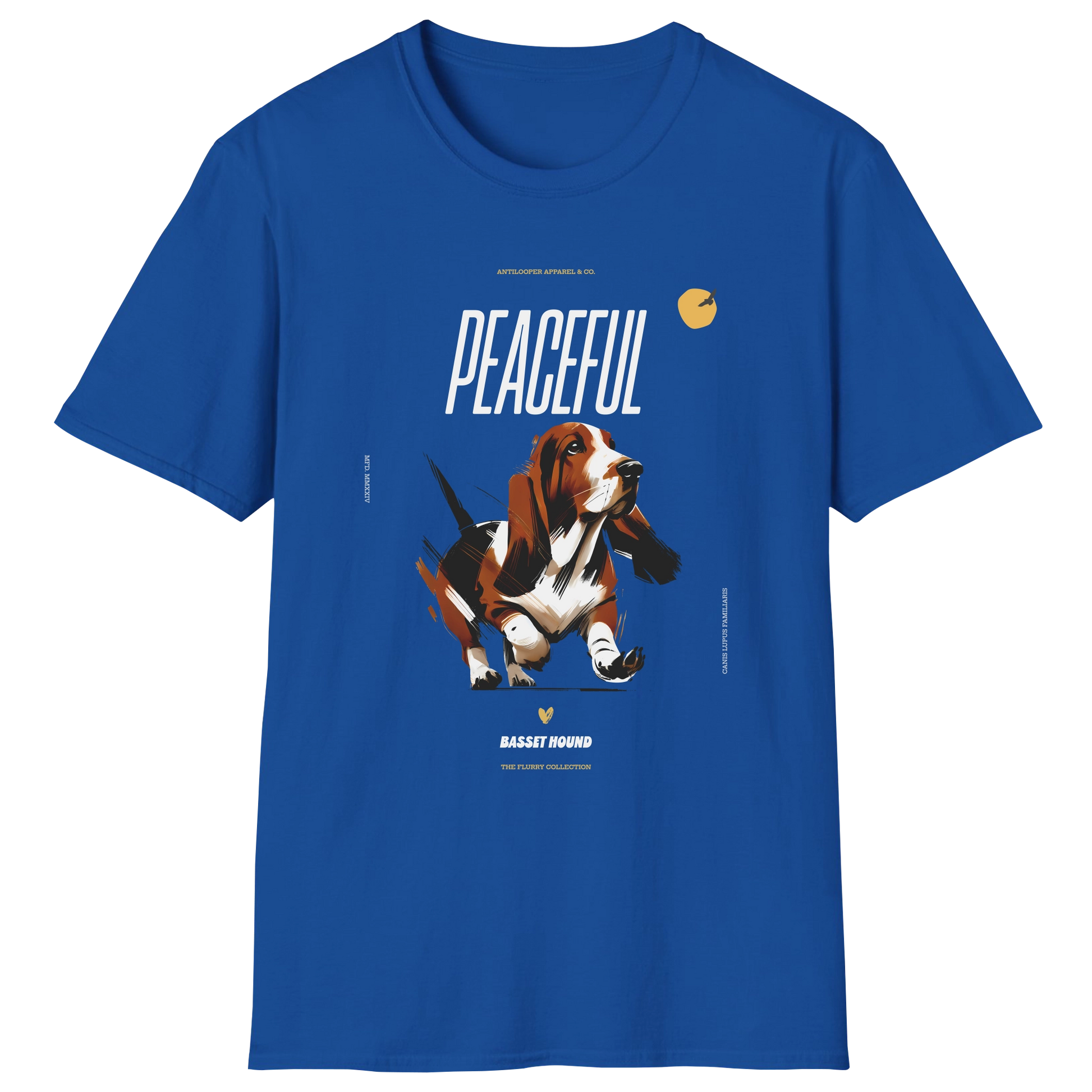 flatlay-flurry-basset_hound-t_shirt-royal