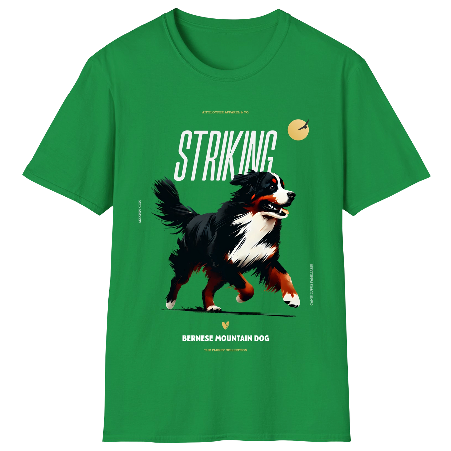 flatlay-flurry-bernese_mountain_dog-irish_green