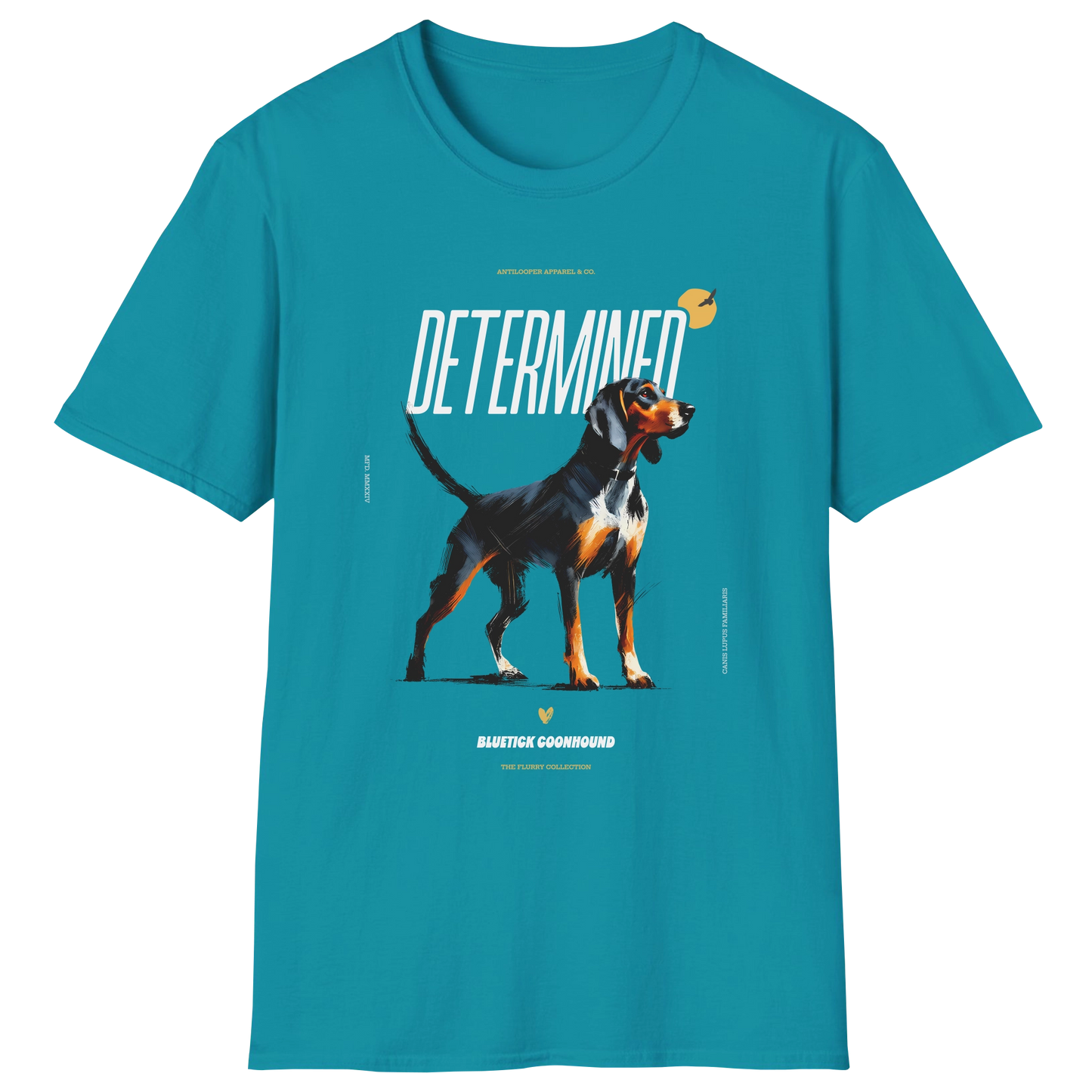 flatlay-flurry-bluetick_coonhound-t_shirt-tropical_blue