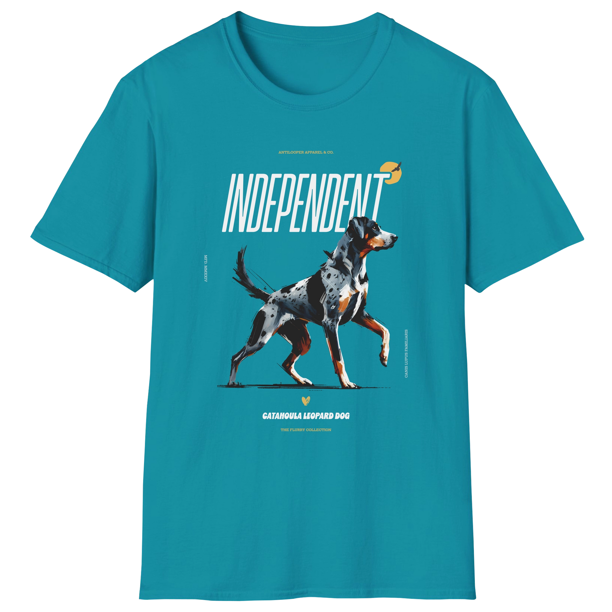 flatlay-flurry-catahoula_leopard_dog-t_shirt-tropical_blue