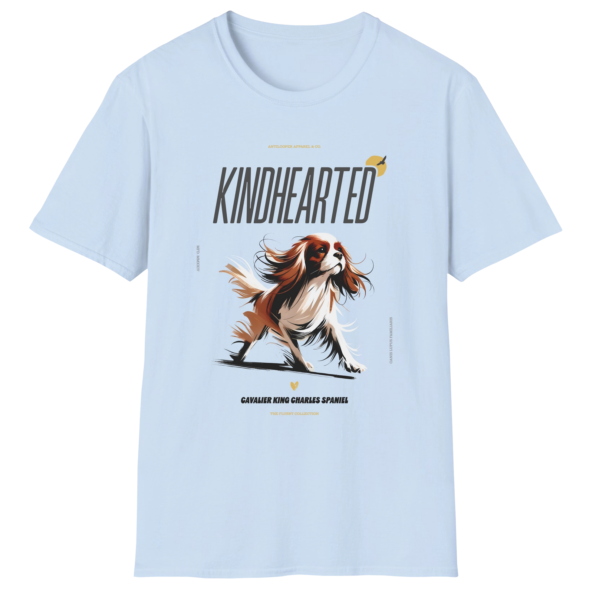 flatlay-flurry-cavalier_king_charles_spaniel-t_shirt-light_blue