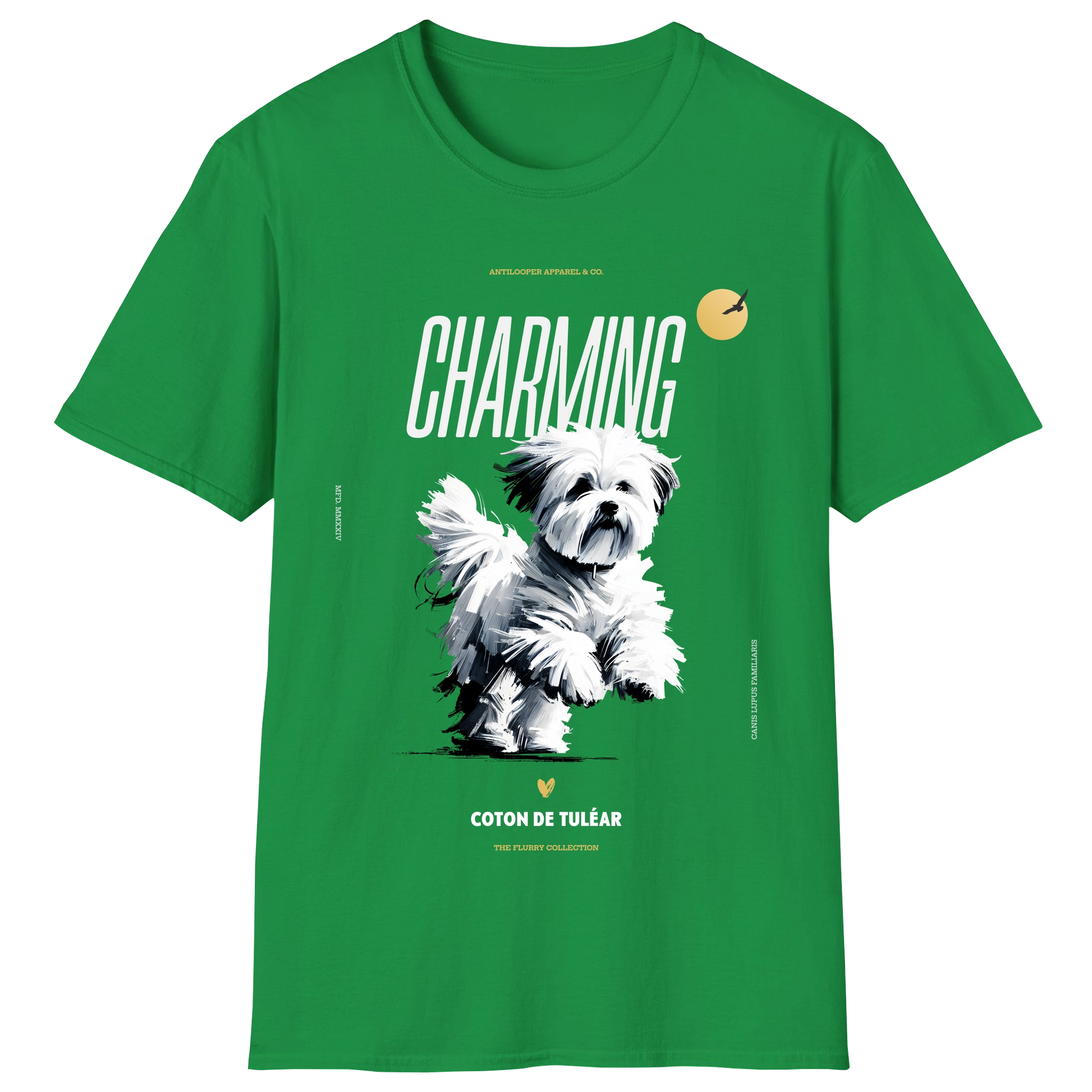 flatlay-flurry-coton_de_tulear-irish_green