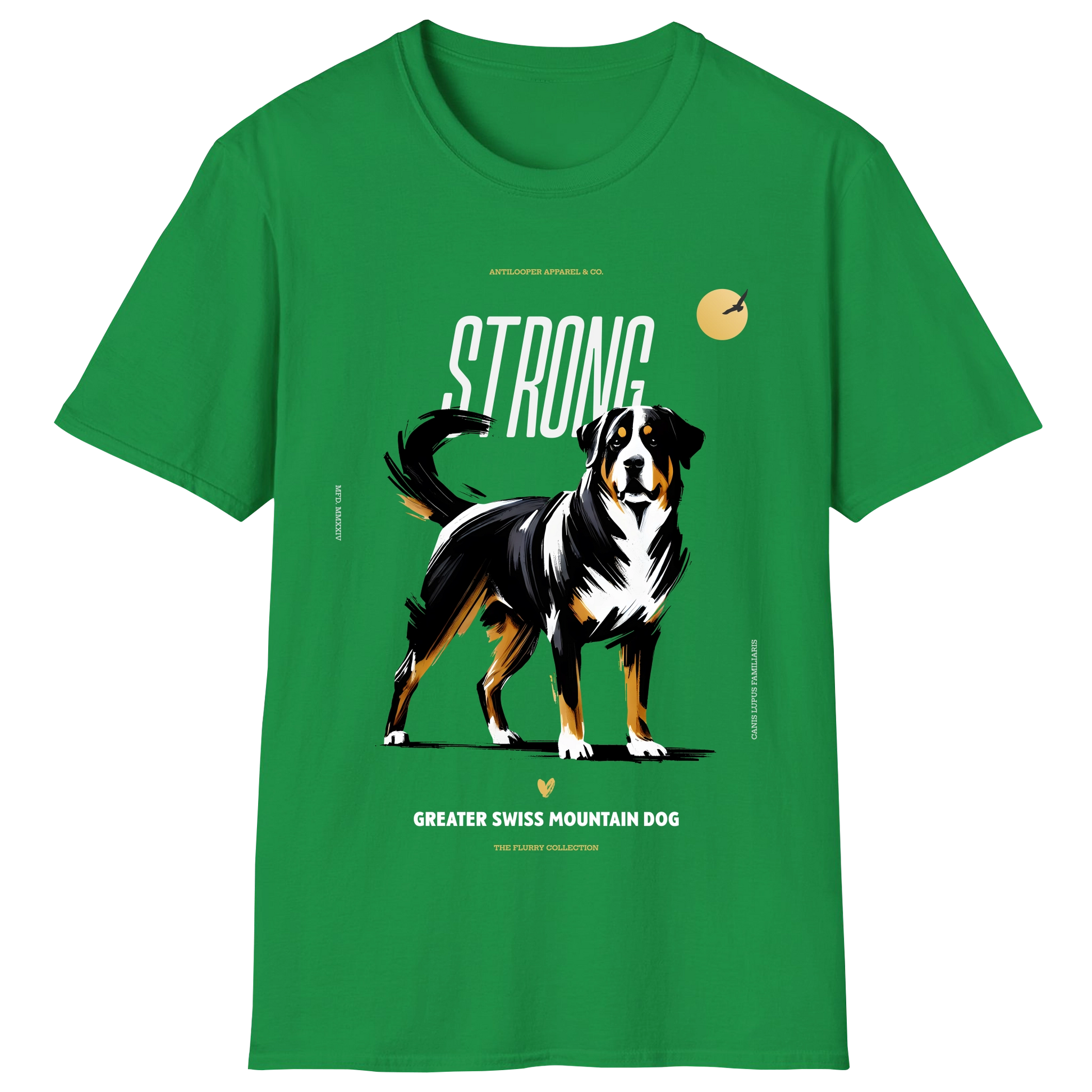 flatlay-flurry-greater_swiss_mountain_dog-irish_green