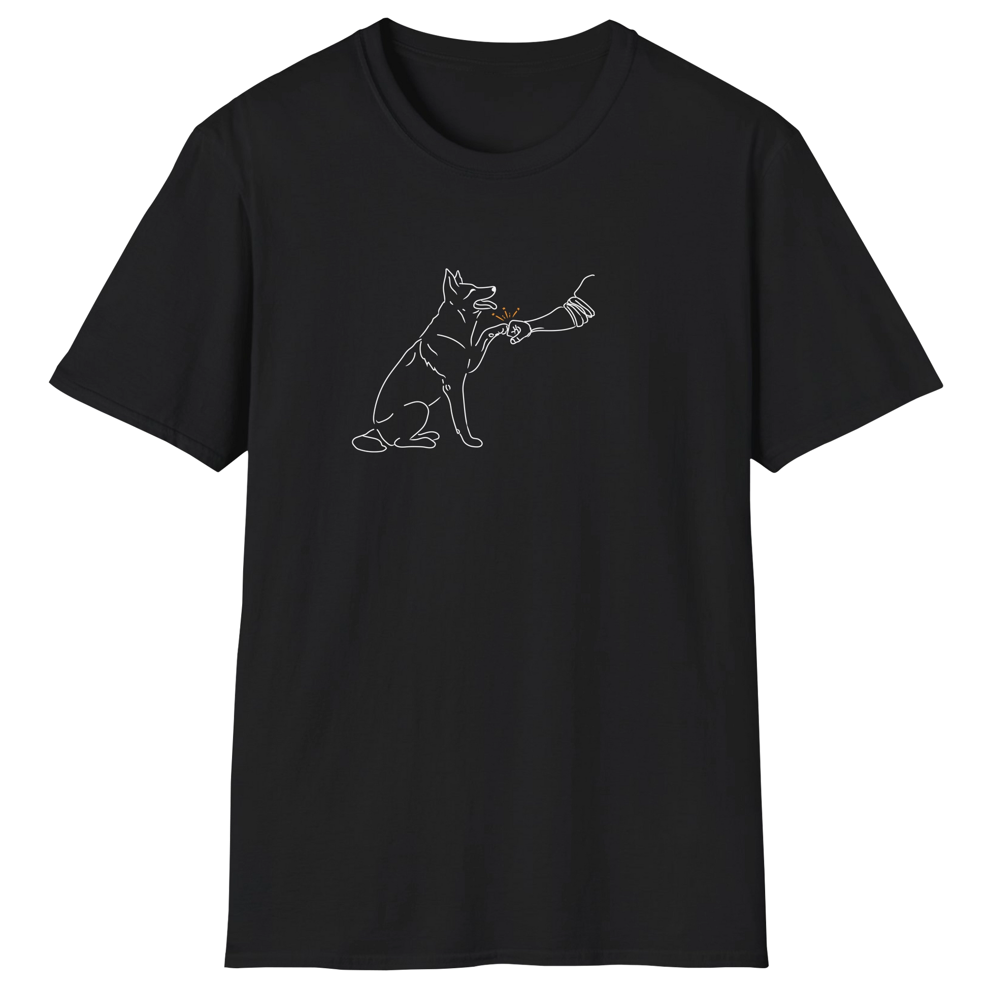 flatlay-german_shepherd-fist_bumps-t_shirt-black