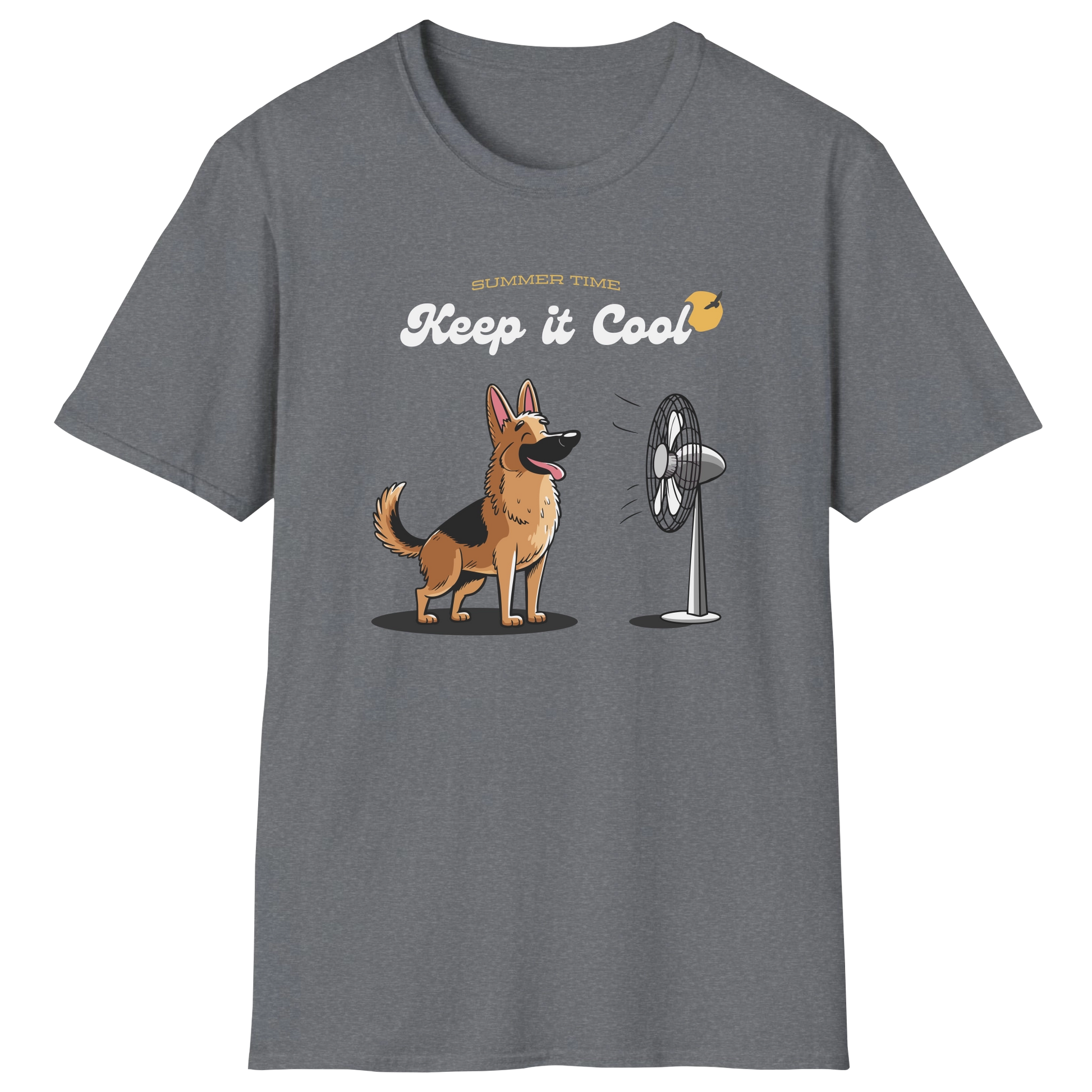 flatlay-german_shepherd-keep_it_cool-t_shirt-graphite_heather