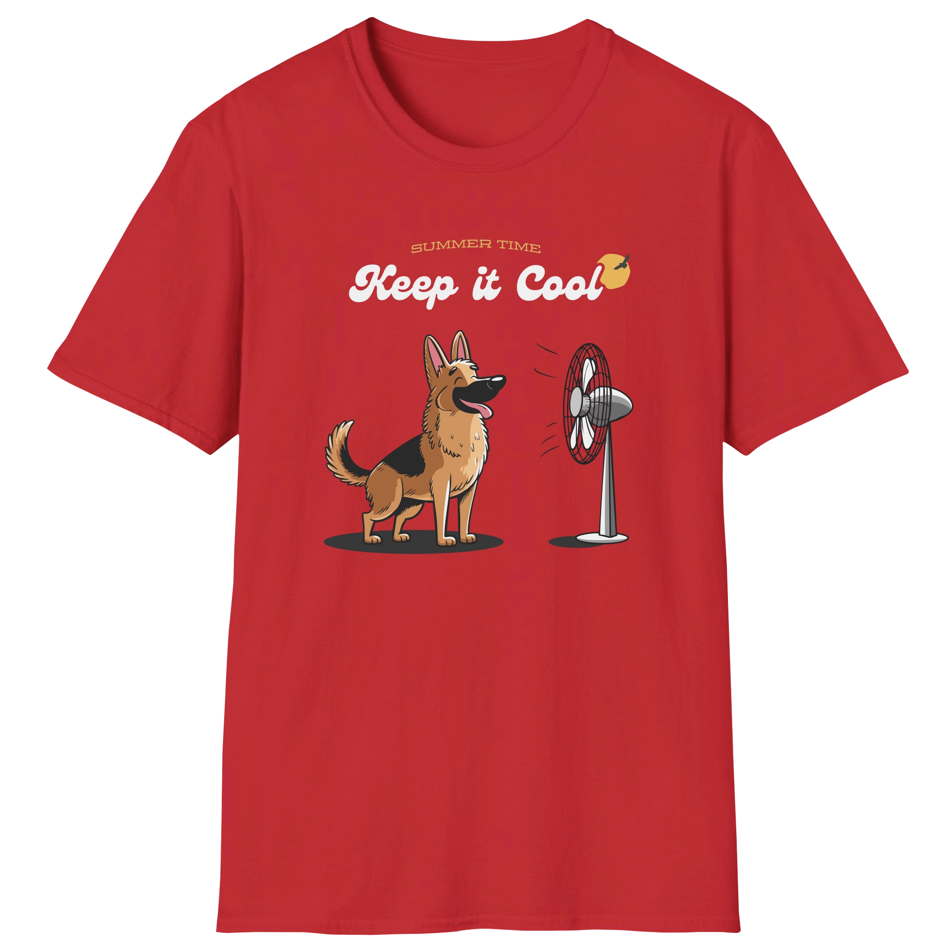 flatlay-german_shepherd-keep_it_cool-t_shirt-red