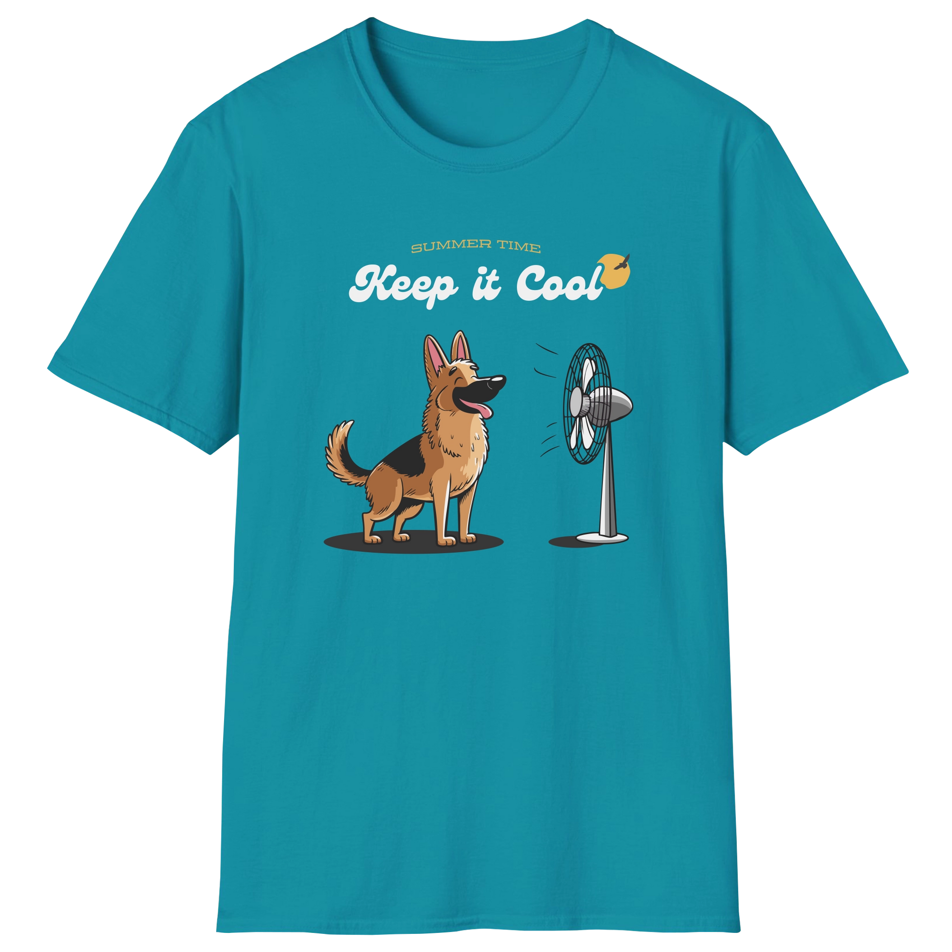 flatlay-german_shepherd-keep_it_cool-t_shirt-tropical_blue