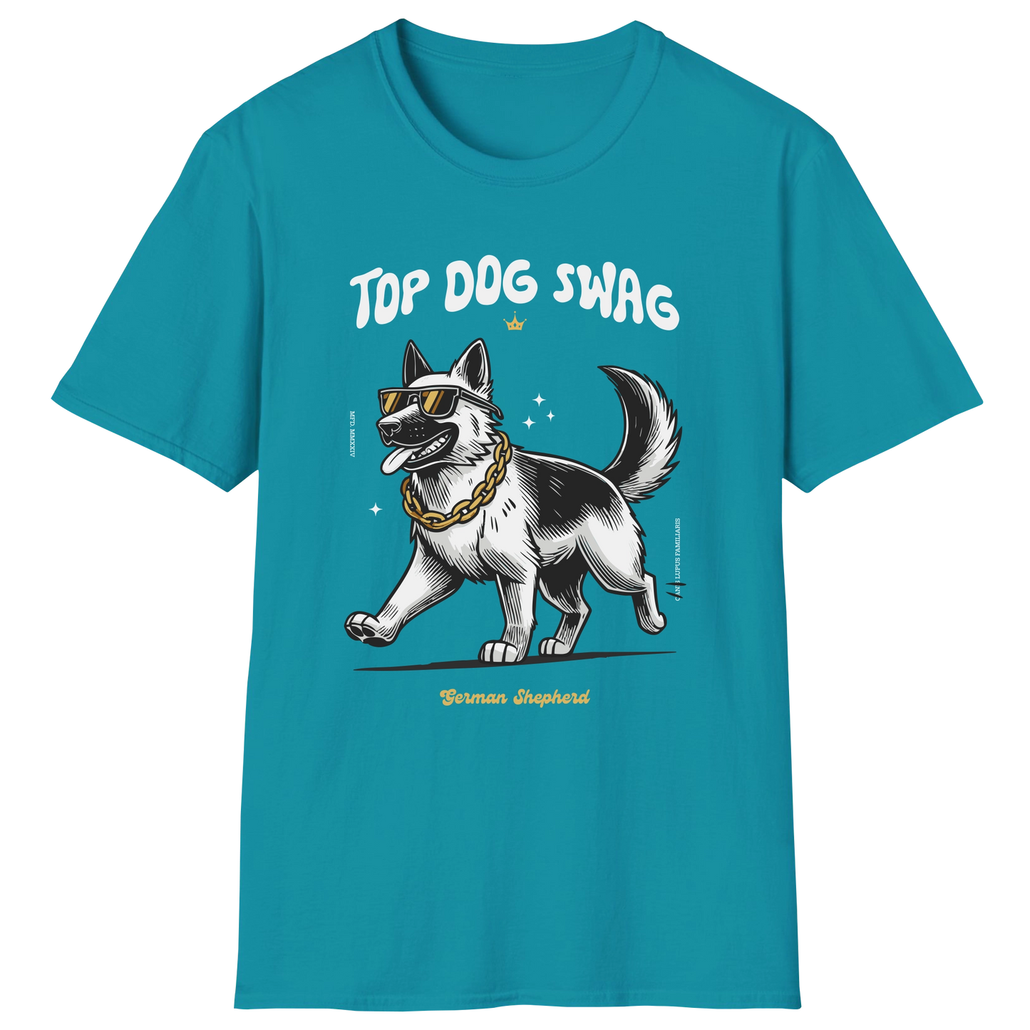 flatlay-german_shepherd-top_dog_swag-t_shirt-tropical_blue