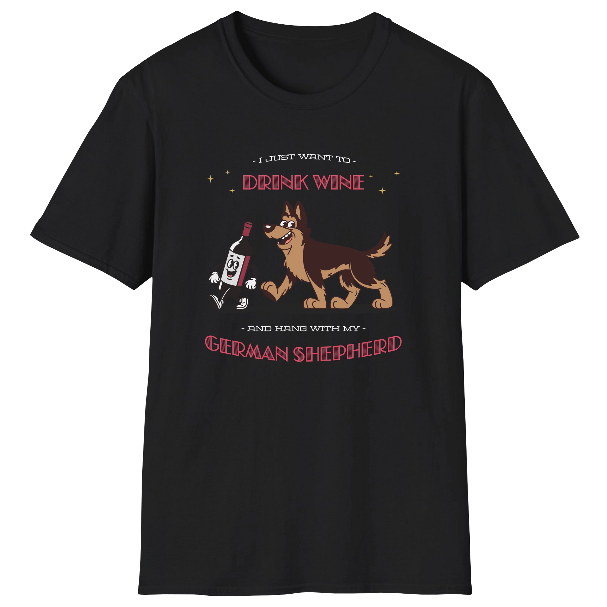 flatlay-german_shepherd-wine_lover-t_shirt-black