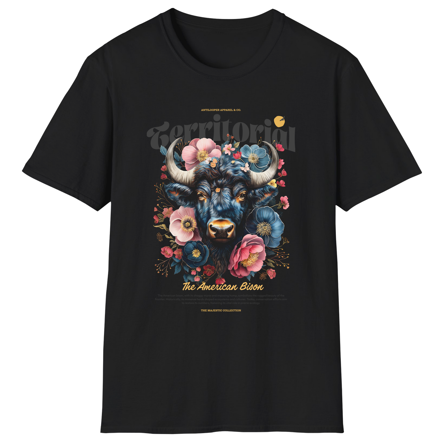 flatlay-majestic-american_bison-t_shirt-black
