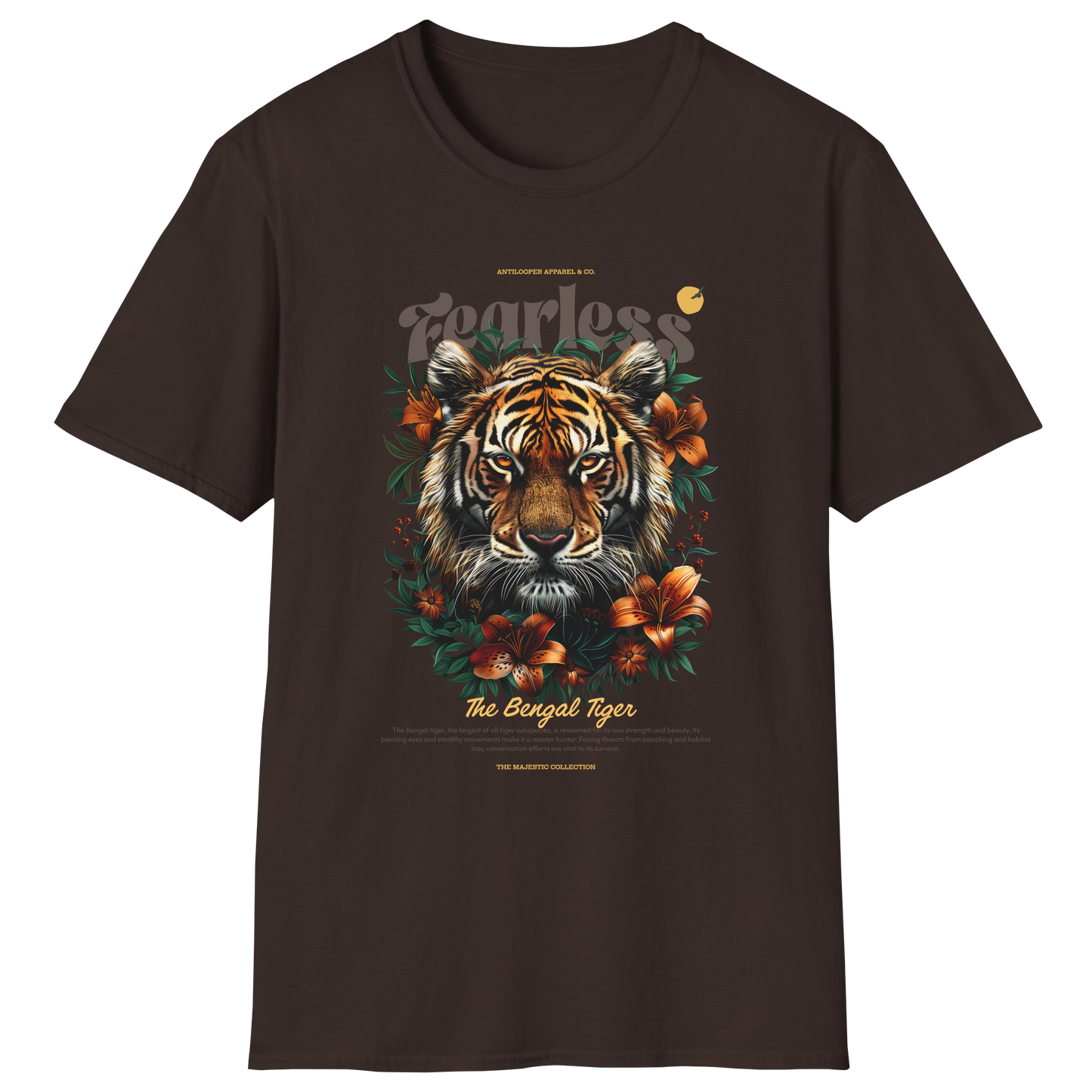 flatlay-majestic-bengal_tiger-t_shirt-dark_chocolate