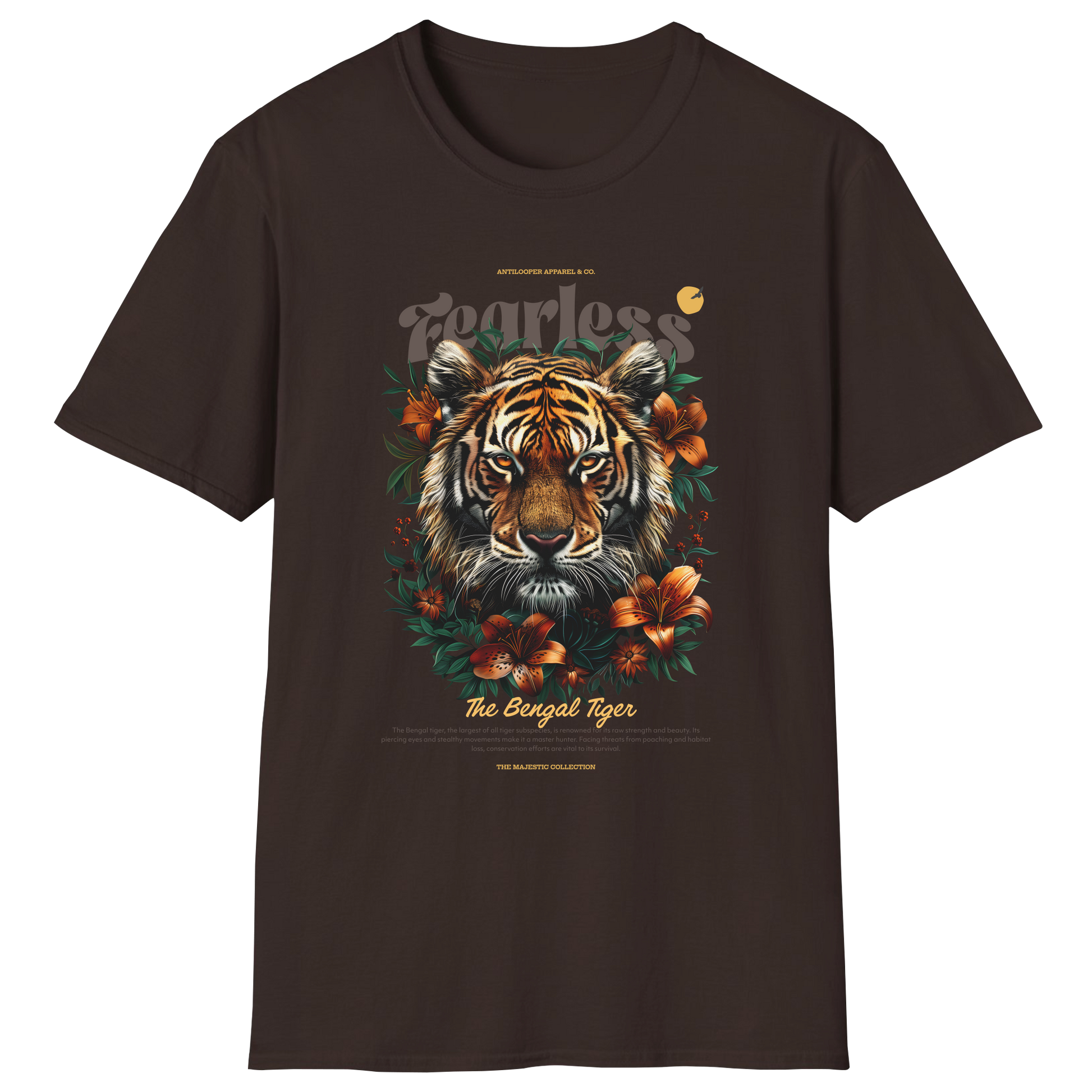flatlay-majestic-bengal_tiger-t_shirt-dark_chocolate
