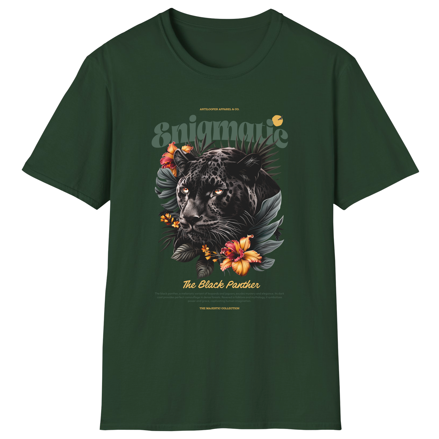 flatlay-majestic-black_panther-t_shirt-forest_green