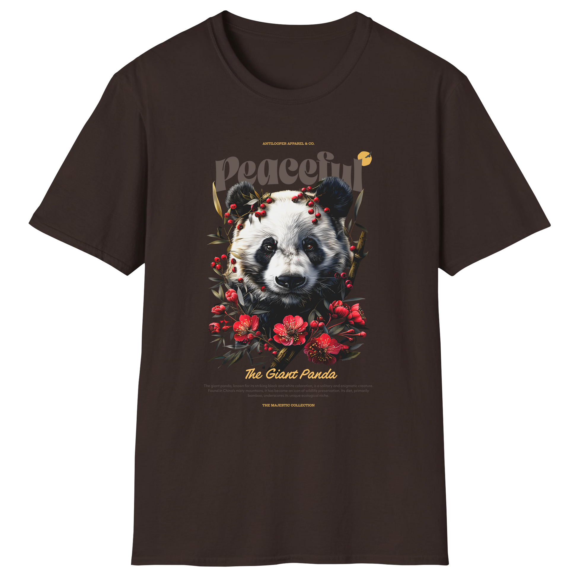 flatlay-majestic-giant_panda-t_shirt-dark_chocolate