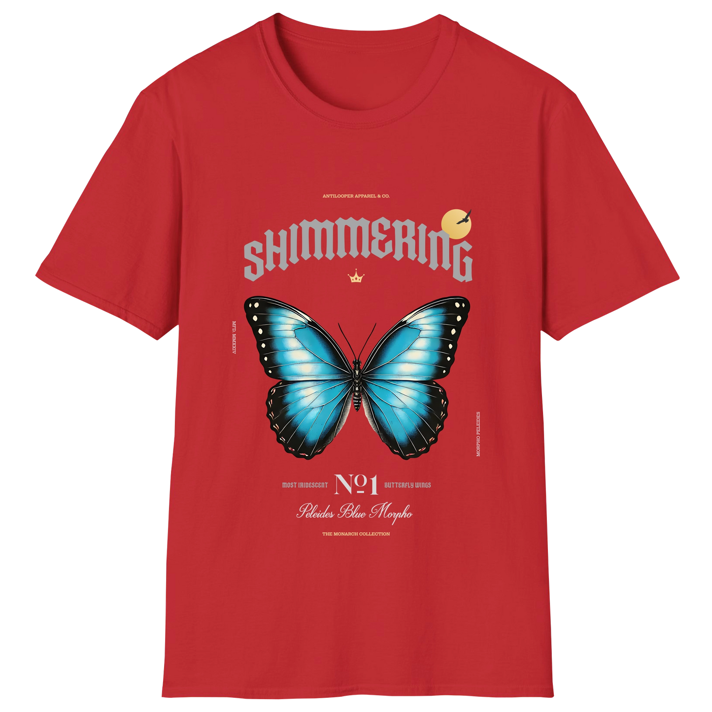 flatlay-monarch-peleides_blue_morpho-red