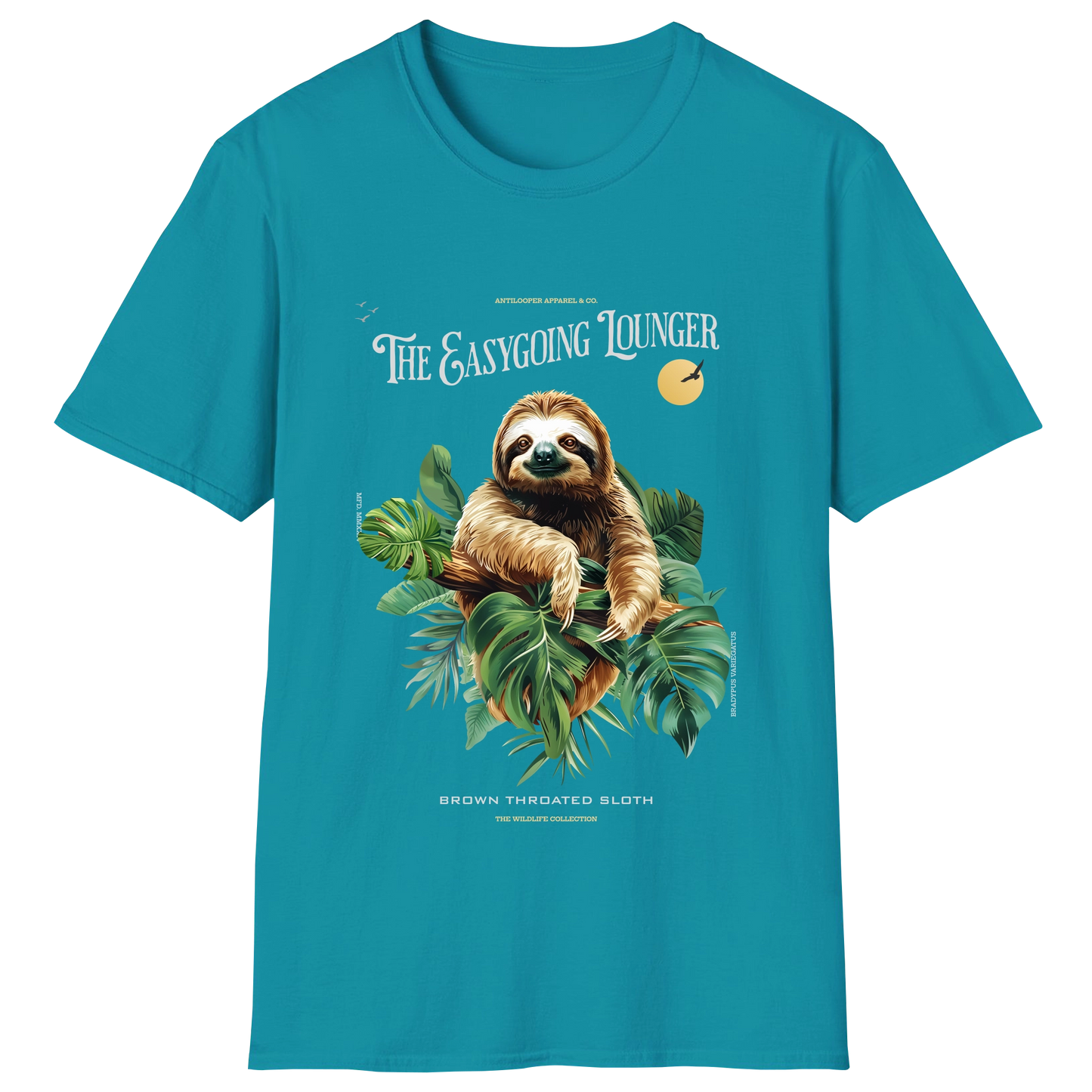 flatlay-wildlife-brown_throated_sloth-tropical_blue